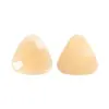 Protetores de mamilo triangulares de silicone transfronteiriços anti-exposição, protetores de seio de silicone puro sólido à prova d'água sem costura invisíveis europeus e americanos anti-protuberância