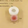 Molde de Silicone Margarida em Formato de Coração Grau Alimentício DIY Purificador de Ar para Carro Pingente de Gesso Molde de Sabão Fácil de Remover Atacado