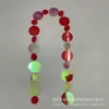 Decoración de lentejuelas doradas y plateadas cortina de boda luces de cadena de boda 5cm Navidad 3cm flor de tirador redonda colorida brillante