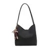 Bolsa Tote Tecida Simples de Nicho para Mulheres 2026 Nova Bolsa de Ombro de Grande Capacidade Versátil Retrô Moda para o Dia a Dia