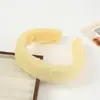 Nuevas Diademas de Felpa para Otoño e Invierno, Diademas Peludas Sencillas de Colores Caramelo, Accesorios Versátiles de Felpa de Color Puro para el Cabello DIY
