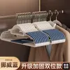 Cabide para Uso Doméstico, Antiderrapante, Sem Costura, Secador com Ângulo nos Ombros para Dormitório Estudantil, Suporte de Roupa Espessado e Reforçado