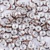 Anel de Cobre Galvanizado com Diamantes Coloridos, Contas Espaçadoras em Formato de Roda, Acessórios para Joias DIY, Material de Ferro, Atacado do Fabricante