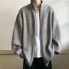 Cárdigan de punto para hombre, nuevo estilo otoño/invierno 2006, suéter holgado de moda japonesa, top casual para hombre con un look sofisticado