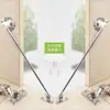 Fabricantes de hardware Delirui haste de suporte para porta de armário/haste redonda de plástico no atacado