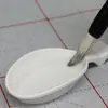 Plato de tinta, Anticaída, Plato de agua de plástico multifuncional, Reposa pincel de caligrafía, Soporte de tinta, Plástico con forma de flor de ciruelo al por mayor