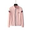 Cárdigan de solapa para mujer de primavera y otoño, top deportivo, moda casual coreana, suéter de color contrastante, abrigo para mujer