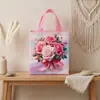 Venda Direta de Fábrica da Série Buquê de Flores Pintadas Sacolas de Presente para Feriados, Sacolas de Presente, Sacolas de Presente para Lembrancinhas, Sacolas de Presente para Aniversário Infantil