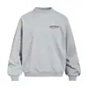 Sudadera con Estampado de Letras Peludas, Cuello Redondo, Manga Larga para Hombre, Corte Holgado, Estilo Americano, Marca de Moda, Top Casual Deportivo Versátil para Otoño