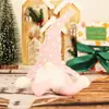 Muñeco Gnomo Brillante Navideño Transfronterizo, Gnomo Sin Rostro de Punto Estilo Nórdico con Lunares, Adorno de Escritorio, Decoración LED