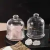 Copa de Vela de Vidrio tipo Campana al por Mayor con Tapa Piedra de Cristal Portavelas de Aromaterapia Piedra Difusora Vaso Vacío Contenedor de Velas