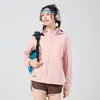 Ropa Nueva de Protección Solar de Verano para Hombres y Mujeres Estilo Pareja Chaqueta de Protección Solar para Exteriores Nylon Seda de Hielo Ropa de Protección Solar Anti-UV Moderna