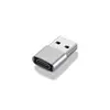 Adaptador para teléfono móvil Adaptador USB a Tipo-C Adaptador de aleación de aluminio Enchufe de conversión Convertidor OTG para teléfono móvil