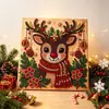 Nuevo arte de perlas enmarcado 5D transfronterizo con tema navideño, cantidad de Arte de Perlas Navideñas de Diamantes