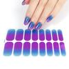 Película para Esmalte de Uñas Pegatinas para Uñas al por Mayor Pegatinas Ins para Uñas 16 Pegatinas Pegatinas Degradadas Cobertura Completa Accesorios Estilo Ins Versátil Mármol