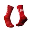 Calcetines de fútbol antideslizantes para hombre, calcetines antideslizantes de media pantorrilla para entrenamiento de baloncesto y fútbol, calcetines deportivos de silicona engrosados absorbentes de sudor con base de toalla