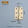 Punto Bisagra de Latón para Ventana Antigua Chinoiserie Nueva Bisagra para Caja de Madera Puerta de Armario Accesorios para Muebles Hoja Suelta Puntiaguda