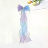 Cinta de Gasa con Gradiente de Ensueño con Borlas de Perlas para Accesorios de Cabello DIY para Niñas Pequeñas, Accesorios para Trenzar el Cabello, Materiales Semi-Terminados para Ropa
