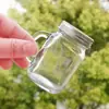 Copo de Galo com Tampa e Alça, Pote de Vidro Transparente tipo Mason Jar, Garrafa de Vidro Transparente Gravada para Bebidas com Tampa e Vedação