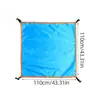 Tela de Cubierta Superior para Tienda de Campaña de Una Capa Automática Cubierta de Tela para la Parte Superior de la Tienda Accesorios para Cubierta de Tienda Canopy a Prueba de Lluvia Tela Plateada Recubierta Engrosada