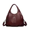 Nova Bolsa Tote de Couro Macio de Alta Qualidade para Mulheres, Simples para o Dia a Dia, Grande Capacidade, Bolsa de Ombro de Braço, Bolsa Grande