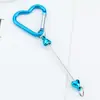 DIY Amor Fivela de Montanhismo com Miçangas Gancho de Metal Fivela de Chave Mochila Fivela de Montanhismo Fivela de Montanhismo Multifuncional para Exterior