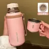 Tapa de Taza Termo de Acero Inoxidable 316 Engrosada Simple Separación de Té y Agua Taza de Agua de Gran Capacidad para Hogar y Negocio