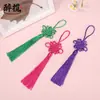 Colgante Pequeño de Borla China Borlas Ventilador Estilo Antiguo de 6 Discos Marcapáginas Colgante DIY Empaque Accesorios de Regalo Fabricante Mayorista