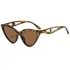 Nuevas Gafas de Sol para Mujer Estilo Ojo de Gato Transfronterizas con Patillas de Perla Hueca, Patrones Multicolor, Gafas Versátiles, En Stock 5697