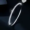 Pulsera Minimalista de Zirconia Sintética Microincrustada de Alta Gama, Superventas Transfronteriza, Exclusivamente para Ventas de Joyería por Transmisión en Vivo