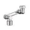 Brazo Mecánico Universal para Grifo con Caño Giratorio, Dispositivo Antisalpicaduras, Compatible con Aireador de Grifo de Fregadero de Cocina