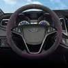 Capa de Volante Chery Tiggo 3 Tiggo 5 Modelo Antigo Ultra-fina Camurça Veludo Absorvente de Suor Pegada Capa Todas as Estações Universal