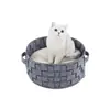 Ninho de Gato Verão Quatro Estações Universal Semi-fechado Feltro Casa de Gato Celebridade da Internet Canil para Pets Suprimentos Domésticos para Gatos Indoor