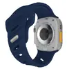 Adecuado para Apple Watch Ultra9876543210 Generación Se Correa Deportiva de Silicona Transpirable con Agujero Oblicuo Nuevo Estilo