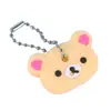 Cubiertas Protectoras para Llaves Mezcladas Aleatoriamente, Divertidas Cubiertas Protectoras de Animales de Dibujos Animados de Goma Suave de PVC para Llaves, Pequeños Regalos