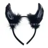 Venta al por mayor del fabricante Diadema de Cuernos de Halloween Accesorios para el Cabello Hebilla para la Cabeza Hebilla de Cuernos de Amazon Accesorios Populares para Actuaciones