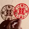 Série Momo Alegre e Despreocupada Material Vazado Papel Estilo Chinês Tema Recorte de Papel Decorações Penduradas para Quarto de Casamento Decorações de Parede para o Ano Novo