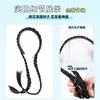 Diadema para el Cabello de Mujer Cuerda de Colores Rastas Estilo de Peinado Trenzado Diadema Trenzada Invisible sin Marcas Accesorios para el Cabello Estilo Étnico Adorno para la Cabeza