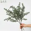 Ramas Pequeñas Artificiales de Helecho Espárrago y Hojas de Pino para Decoración Navideña, Adecuadas para Escaparates de Centros Comerciales, Decoraciones de Marcos de Puerta y Arreglos Florales