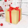 Navidad Venta al por Mayor Decoraciones de Año Nuevo Cajas de Regalo Rojas Adornos Exhibición Arreglo Escena de Ventana de Centro Comercial