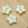 Botões de Resina de Alta Qualidade Estrela de Cinco Pontas com Dois Furos, Botões Pequenos para Camisa Estilo Chanel, Botões para Cardigan Suéter, Botões Coloridos Atacado