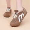 Zapatos de Mujer Primavera Nuevo Estilo Casual Versátil Cómodos Zapatos Forrest Gump Malla Transpirable Suela Suave Retro Deportivos Zapatos de Entrenamiento Alemanes para Mujer