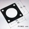 Accesorios para camiones cisterna de agua y camiones cisterna de aceite Chengli Zhonglian: junta de goma de brida cuadrada, junta de sellado para válvula de bola y junta de salida de bomba de agua