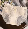Pantaletas de Hielo de Cintura Media Talla Grande 100 kg Pura Deseo Sexy de Encaje y Malla Transpirables de Cobertura Total de Secado Rápido para Mujer 306