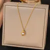 Colar Transfronteiriço para Mulheres, Não Desbota, Luxo Leve, Joia Exquisita de Nicho para Clavícula, Joia de Clavícula de Alta Qualidade para Mulheres