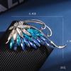 Broche, Alto Padrão, Luxo Leve, Corsage Feminino, Emblema, Pérola de Cristal, Alfinete de Alto Padrão, Acessório de Lenço de Uso Duplo, Atacado de Fábrica