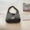 Bolsa Transversal Coreana Simples Estilo Estrela Outono 2026 Bolsa de Ombro Casual Listrada Estilosa de Grande Capacidade