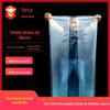 Saco quadrado transparente à prova de umidade e poeira com borda para inserção de órgão, saco liner para caixa de papelão, saco à prova d'água, saco de embalagem para necessidades diárias
