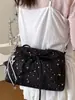 Bolsa Feminina Tendência de Grande Capacidade 2026 Primavera Nova Moda Bolsa de Ombro Bolsa Transversal de Alto Valor com Laço