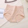 Ropa interior de algodón cómoda de talla grande para mujer de cintura alta, calzones de algodón transpirables para vientre y cadera, bragas al por mayor para mujer